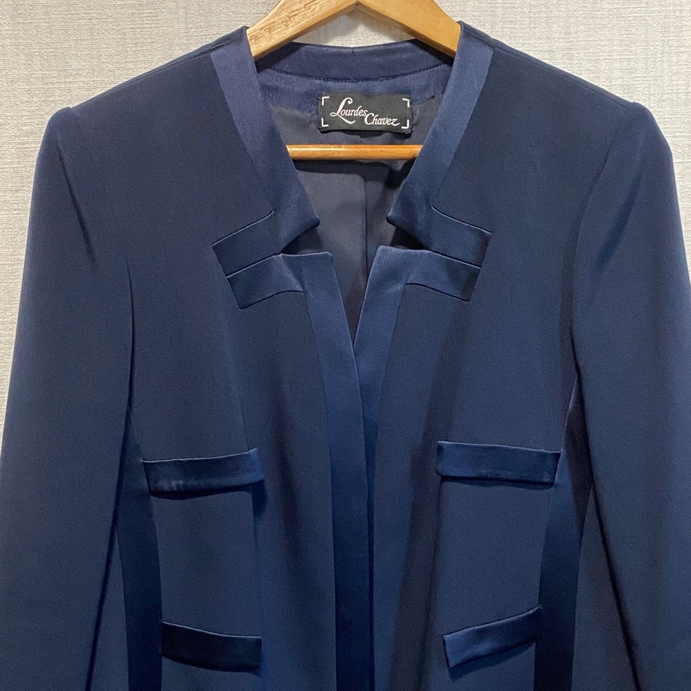 Vintage Silk Designer Blazer